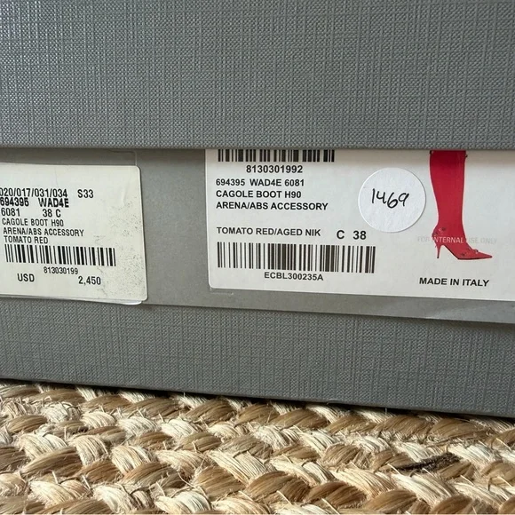 Balenciaga Red Boots - Picture 5 of 5